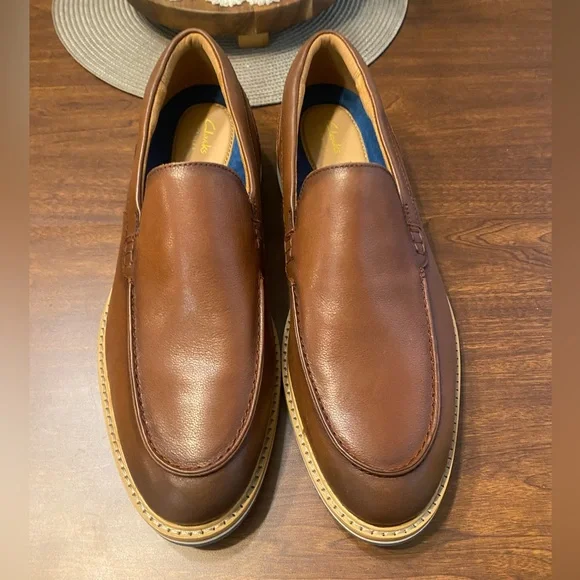 Clarks Men's Monahan Step Leather size 11
